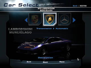 Car selection, original